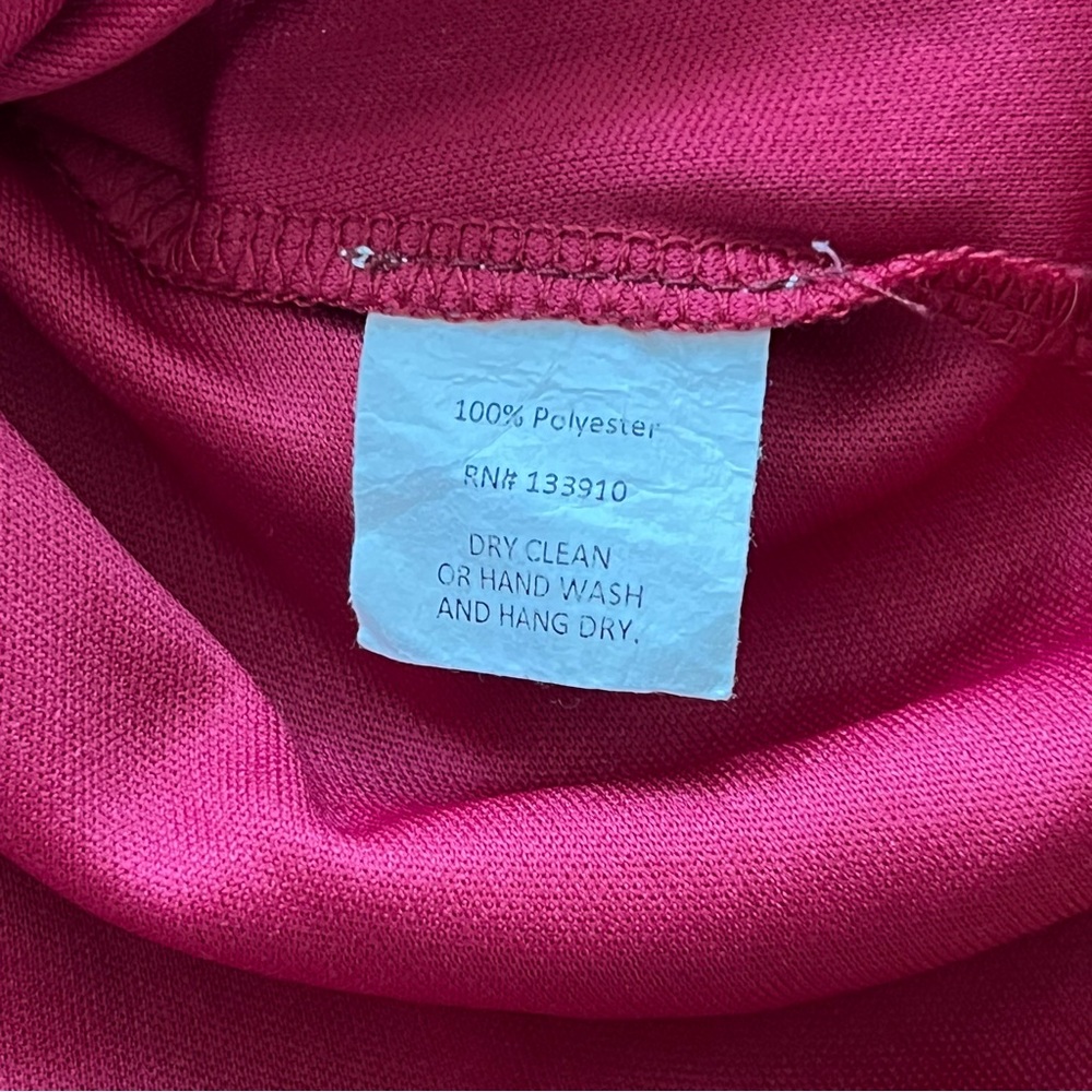 Show Me Your MuMu | Mini Red Cocktail Strappy Satin Dress | M - Picture 12 of 14